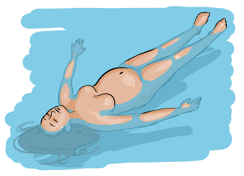 How to Comfortably Float While Pregnant