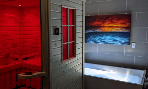 Sauna at Lost in Float Lincoln NE