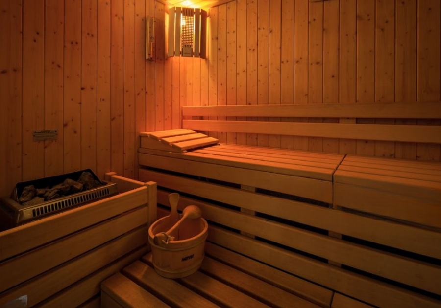 Traditional Finnish sauna at Lost in Float Lincoln NE