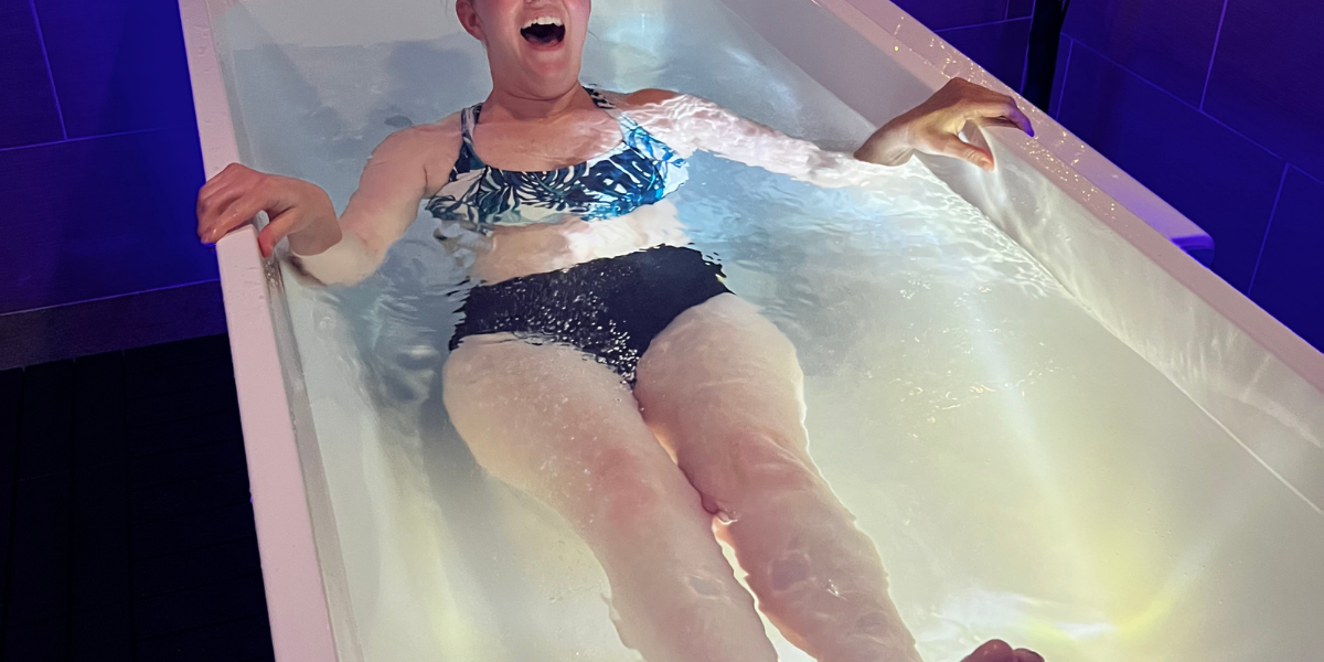 Cold plunging for women