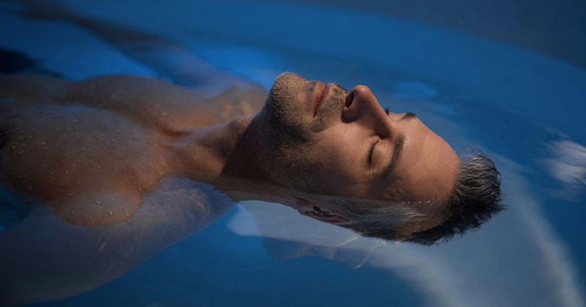 Float therapy suite at Lost in Float Lincoln NE — zero-gravity relief for chronic pain