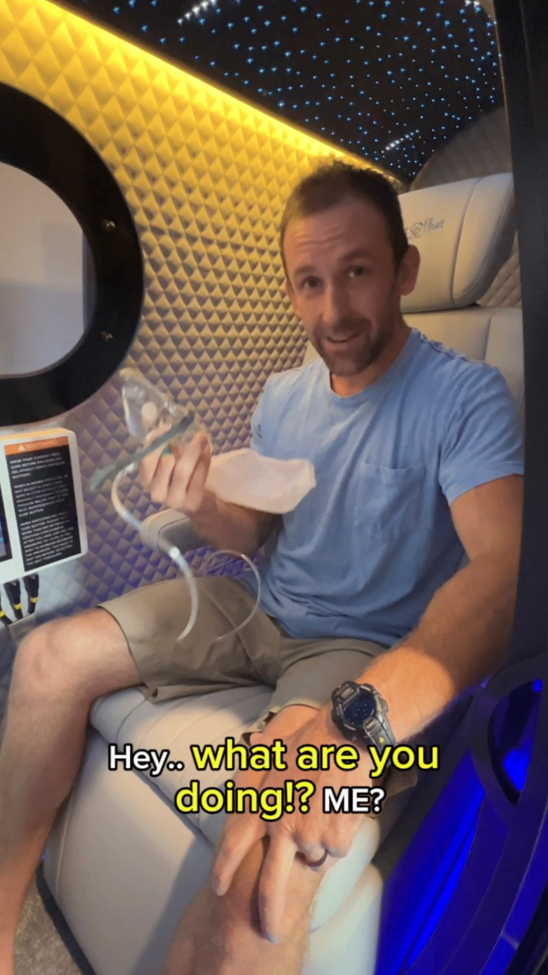 Watch: Hyperbaric oxygen therapy at Lost in Float