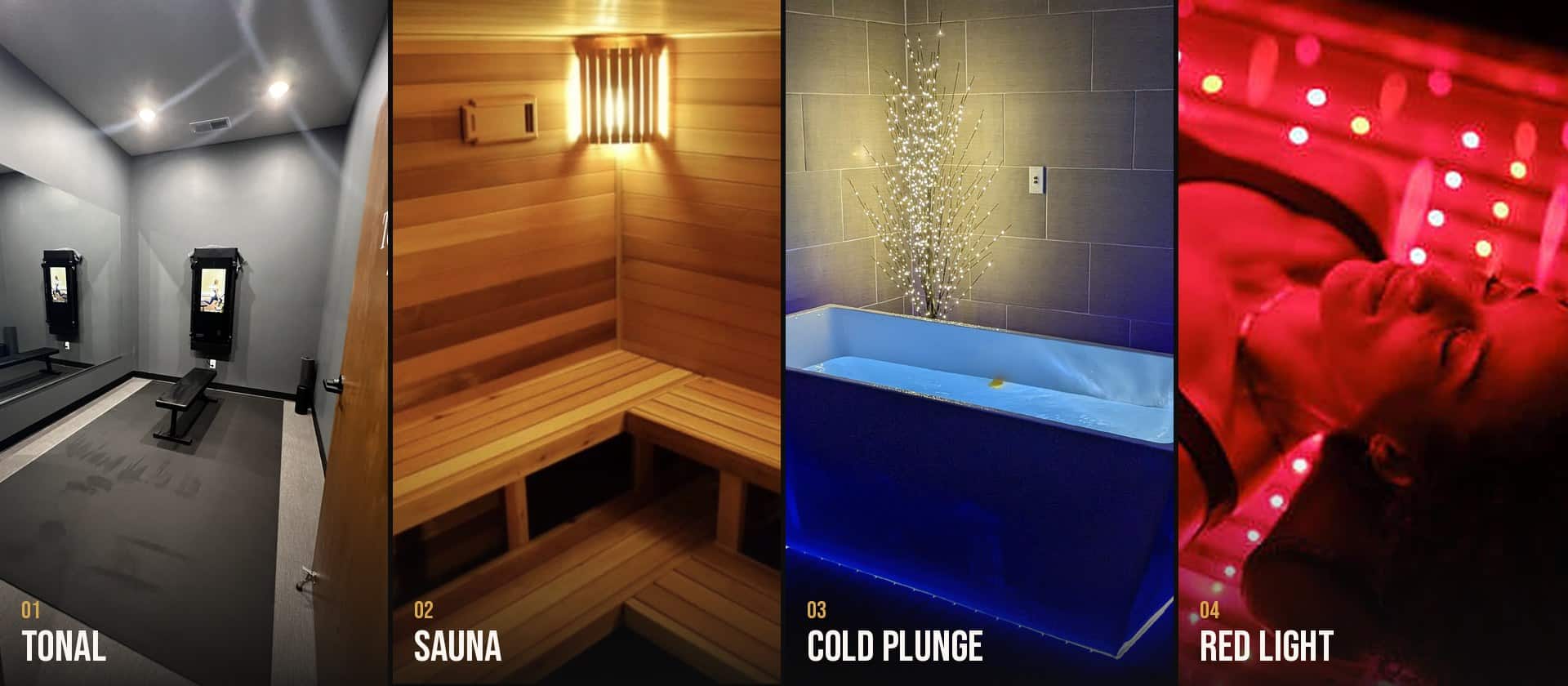 Fat loss stack Tonal sauna cold plunge red light Lincoln NE